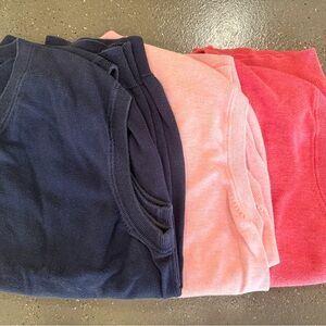 Brooks Brothers V-Neck Sweaters - Dark Blue, Light Pink, Bright Pink